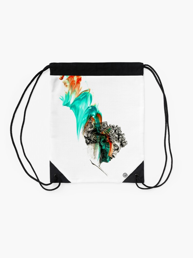 Aperçu 2 sur 3. Sac à cordon avec l'œuvre Perseus créée et vendue par LoicBrDesign.