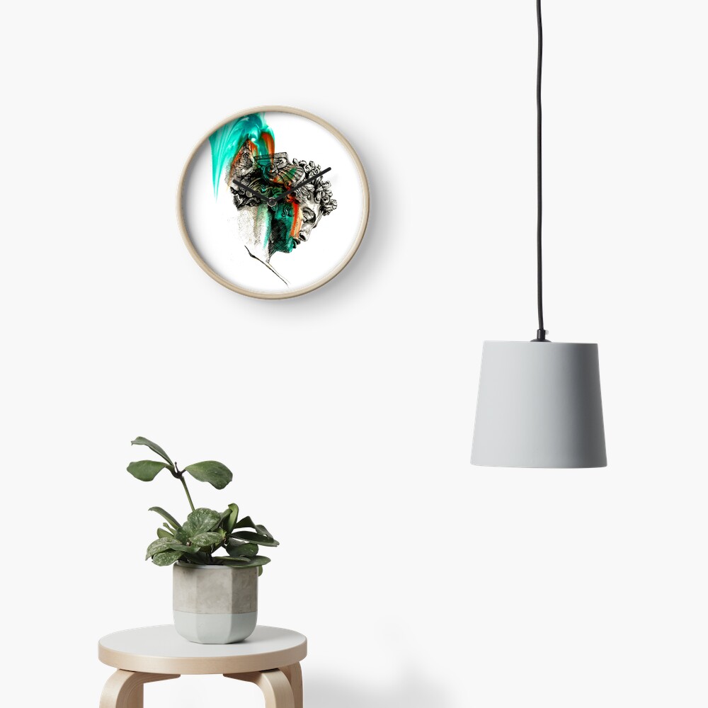 Aperçu de l'œuvre Horloge créée et vendue par LoicBrDesign.