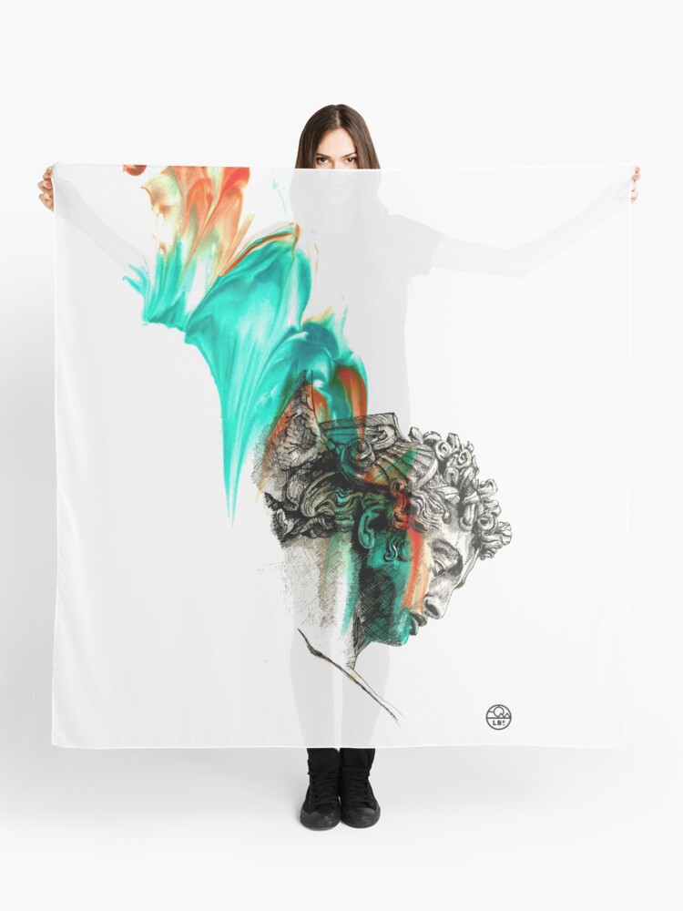 Aperçu 1 sur 3. Foulard avec l'œuvre Perseus créée et vendue par LoicBrDesign.