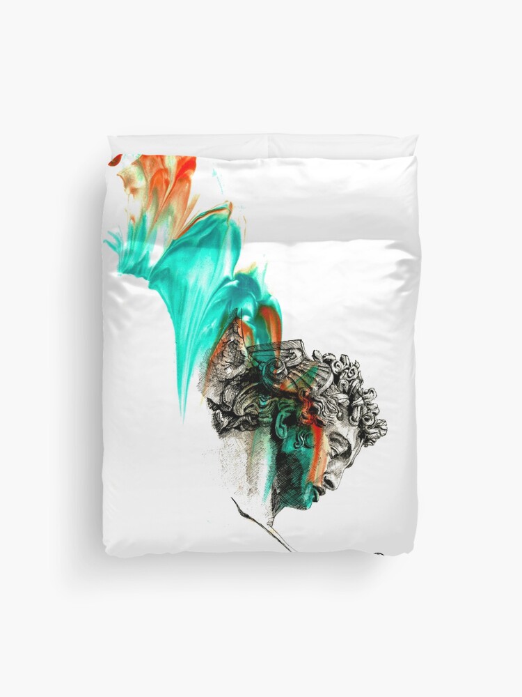 Aperçu 1 sur 2. Housse de couette avec l'œuvre Perseus créée et vendue par LoicBrDesign.