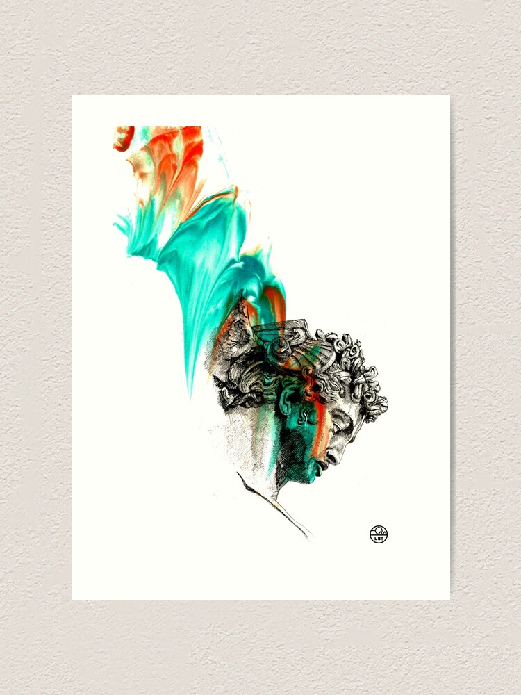 Aperçu 1 sur 3. Impression artistique avec l'œuvre Perseus créée et vendue par LoicBrDesign.