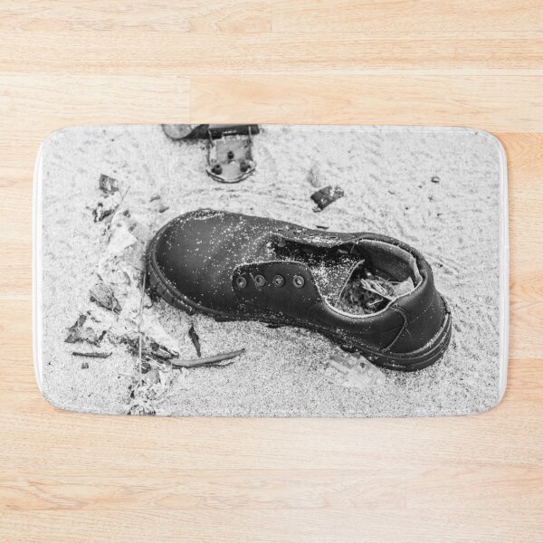 Item preview, Forgotten black shoe in sand designed and sold by krisgreenwood.