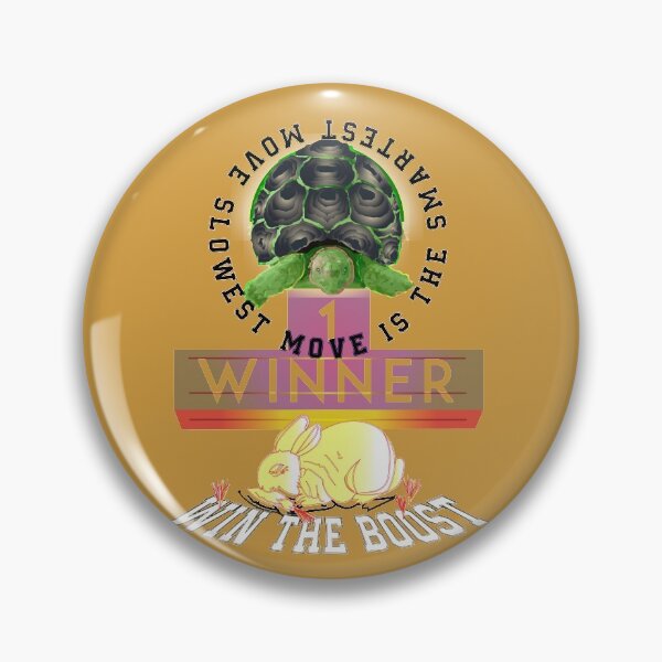 Item preview, Slowest move is the smartest move with dark yellow background designed and sold by SueSakpal.