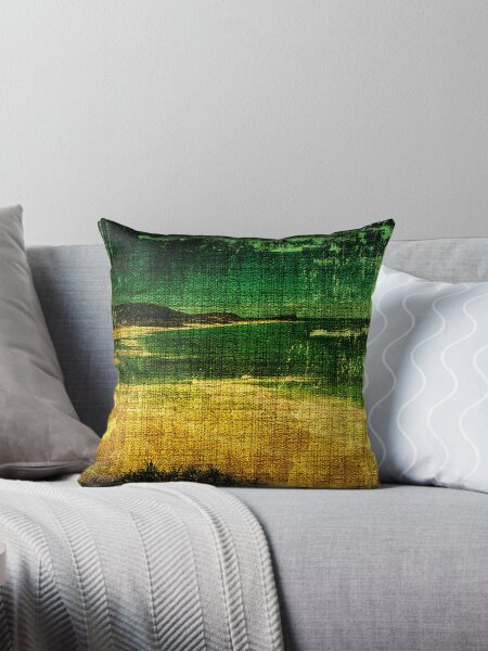 Item preview, Vintage Sea in Green and Yellow Design 8 designed and sold by Artnigel.