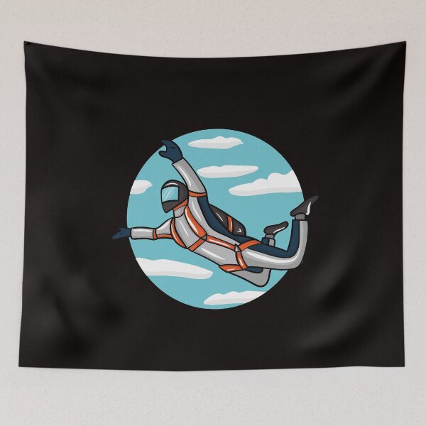 Item preview, Skydiver Illustration designed and sold by Whynot123.