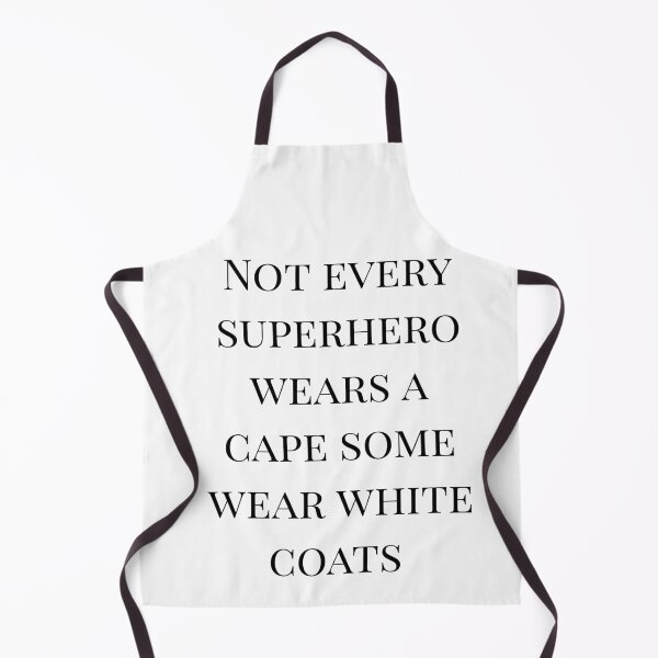 Item preview, Not every superhero wears a cape some wear white coats  designed and sold by Dr. Heartbeat.