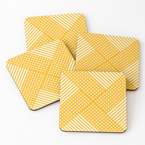 Item preview, Abstract geometric yellow designed and sold by Miss Striped.