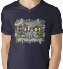 The Walking Dead by Kenny Durkin Men's V-Neck T-Shirt