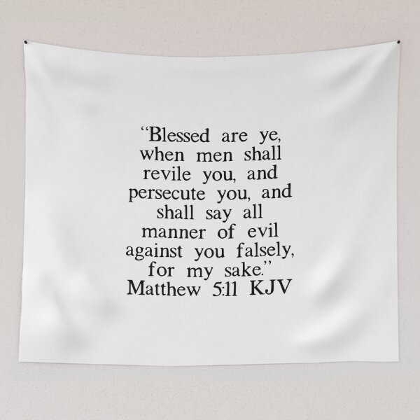 Item preview, Matthew 5:11 KJV designed and sold by IBMClothing.
