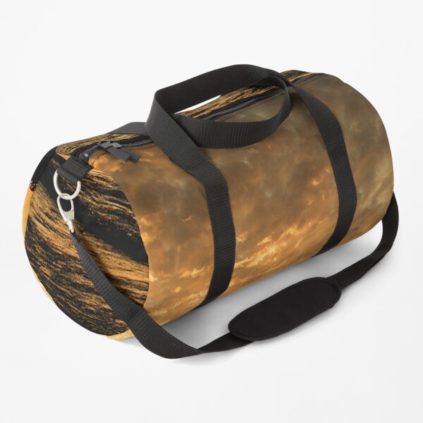 Orange and Pink Sunrise Duffle Bag
