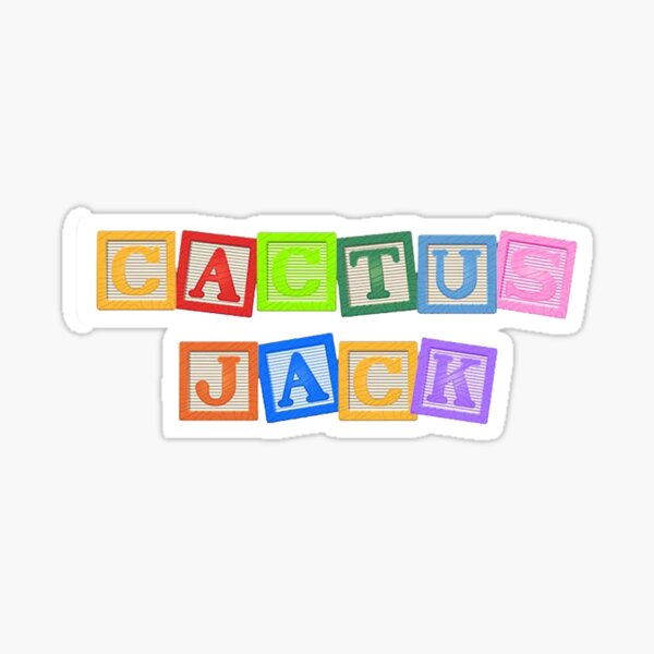 Cactus jack letters Clearance