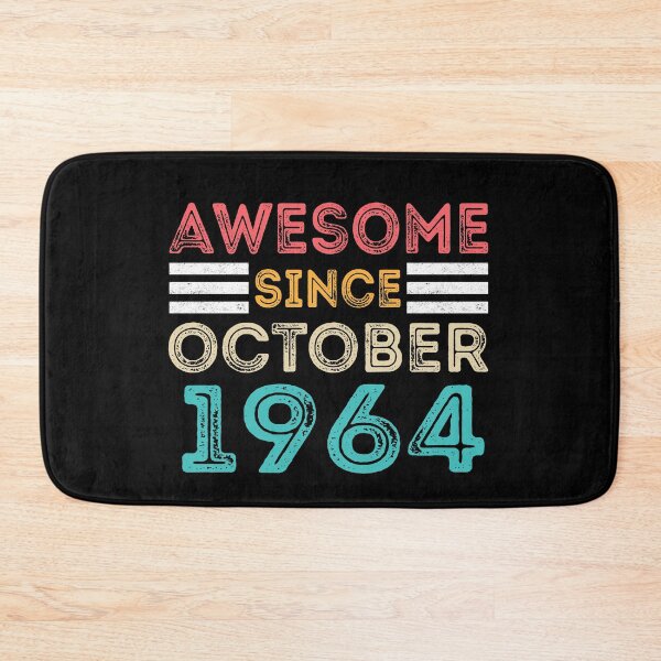 Item preview, Retro Vintage 56th Birthday - Awesome Since October 1964 designed and sold by meedTee.