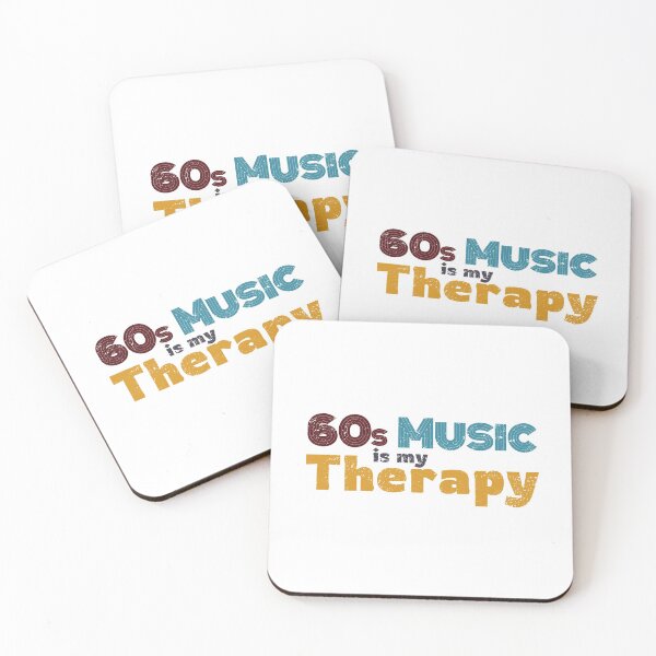 Item preview, 60s Music is my Therapy designed and sold by YCRDesign.