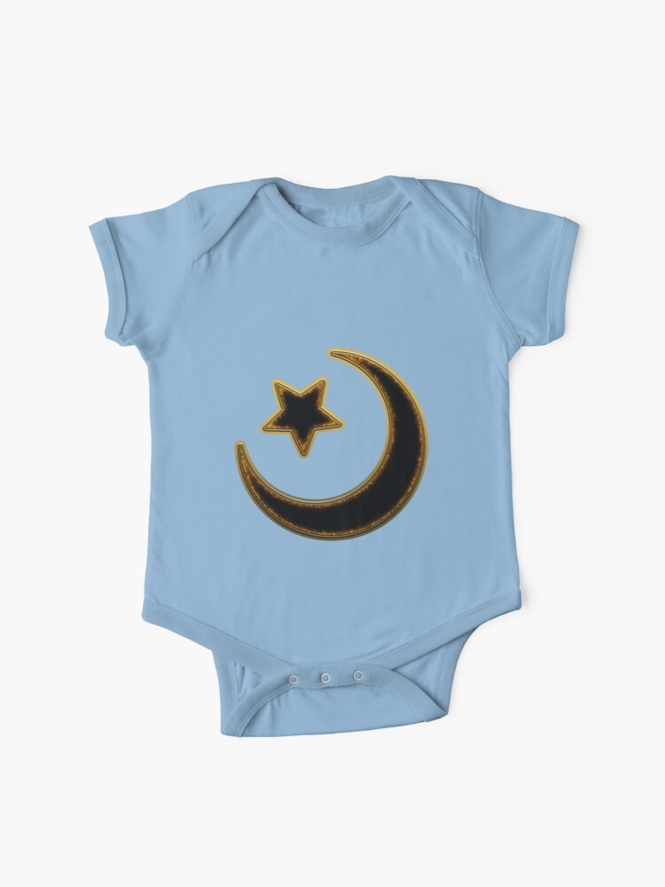 Body Bebe Islam Le Croissant De Lune Et L Etoile Gold Dust Cool Par Ibmclothing Redbubble