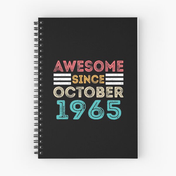 Item preview, Retro Vintage 57th Birthday - Awesome Since October 1965 designed and sold by meedTee.
