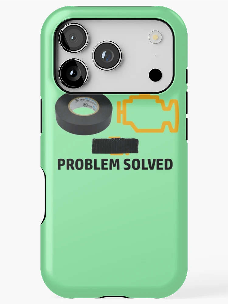 Thumbnail 1 of 4, iPhone Case, Problem Solved designed and sold by Slinky-Reebs.