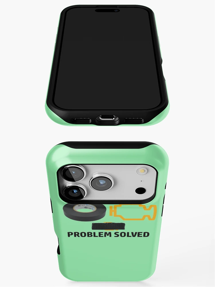 Thumbnail 3 of 4, iPhone Case, Problem Solved designed and sold by Slinky-Reebs.