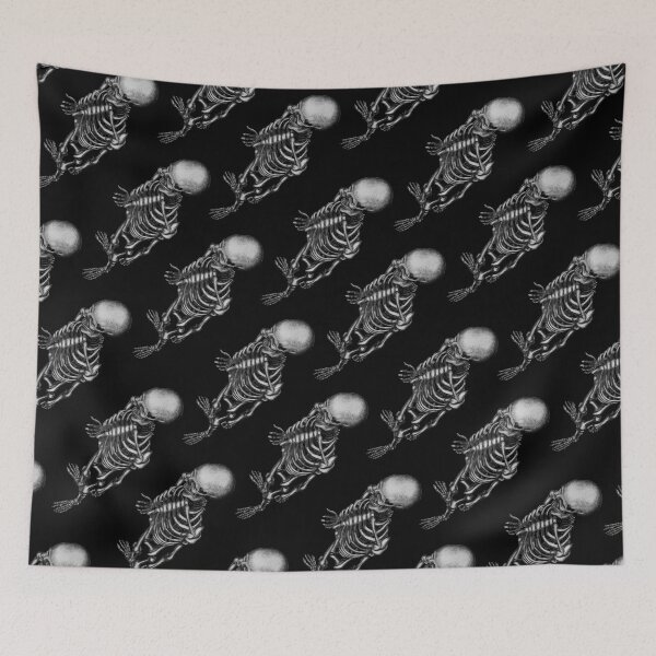 Item preview, Skeleton black pattern designed and sold by GreciaJuno.