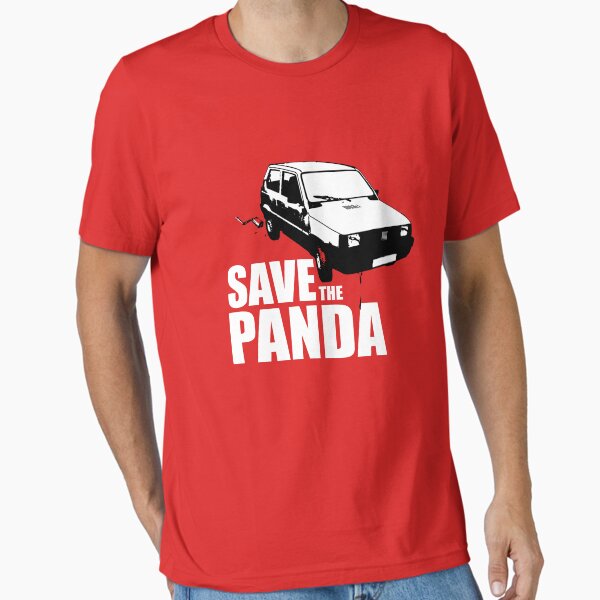 Vista previa del artículo con la obra «375x360.save-the-panda-sticker-v1.png!», diseñado y vendido por godgeeki.