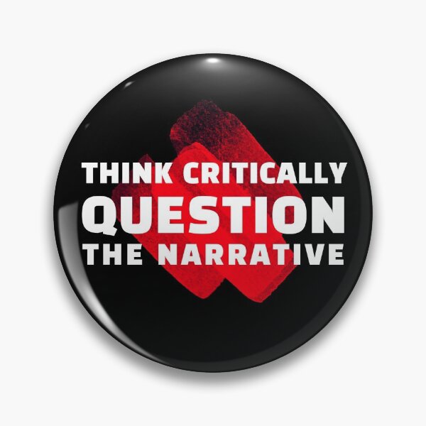 Item preview, Question The Narrative, think for yourself designed and sold by ArtOfRebellion.