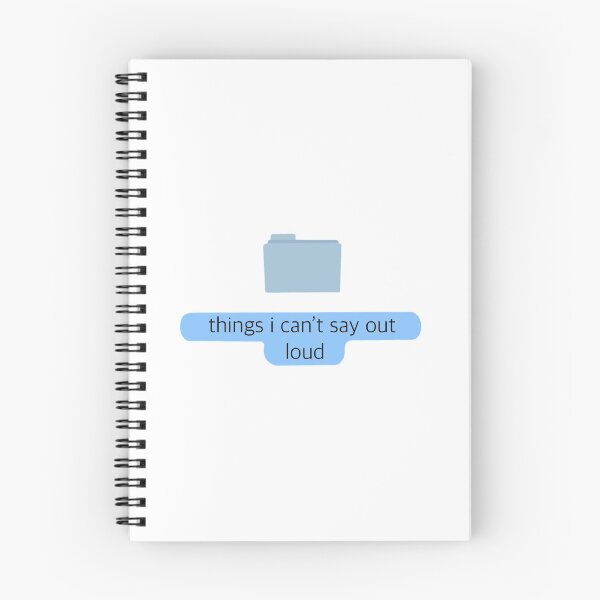 Item preview, Things I Can’t Say Put Loud designed and sold by cherrybombrb.
