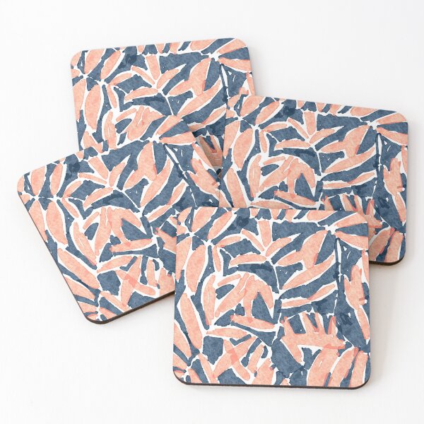 Item preview, Coral Botanicals // Abstract Floral Pattern designed and sold by fossdesign.