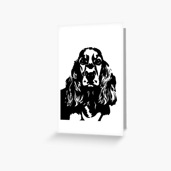 Cocker Spaniel Greeting Cards for Sale | Redbubble