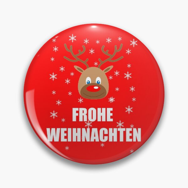 Artikelvorschau, Frohe Weihnachten Deutsche Ren-Schneeflocken der frohen Weihnachten entworfen und verkauft von funnytshirtemp.