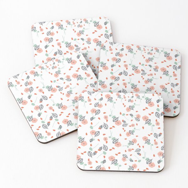 Item preview, Peach Floral Flower  designed and sold by Dyezica.