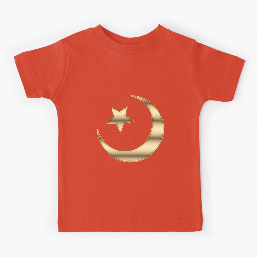 Islam: The Crescent Moon and Star - Gold Plated