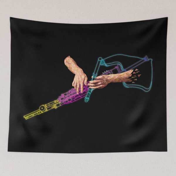 Item preview, Uilleann Pipes Neon Colors designed and sold by TraDArt.