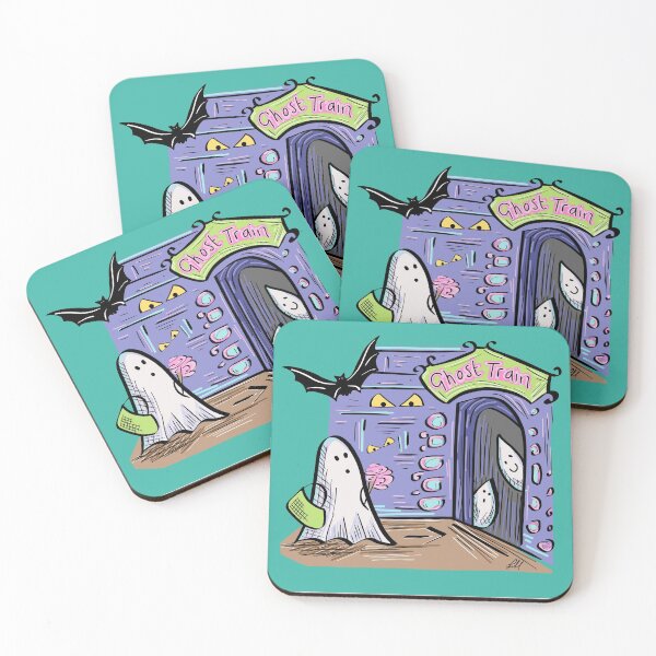 Item preview, Ghost Train funfair designed and sold by ArtbyPriscilla.