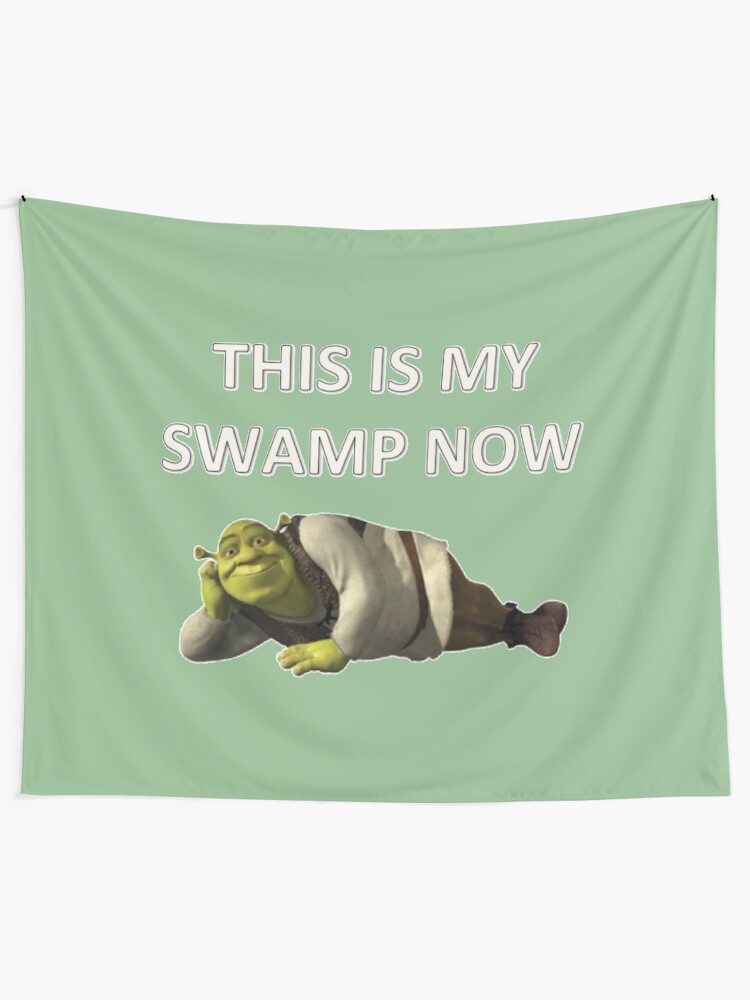 Alternate view of Shrek Tapestry
