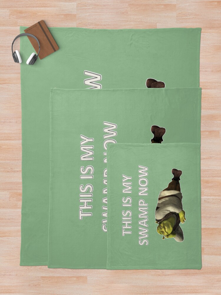 Alternate view of Shrek Throw Blanket