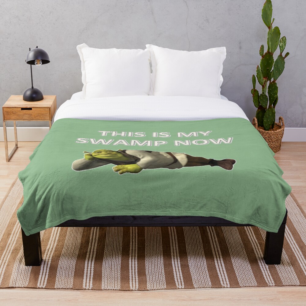 Shrek Throw Blanket