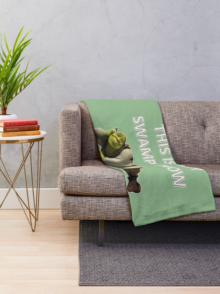 Alternate view of Shrek Throw Blanket