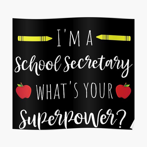 School Secretary Posters Redbubble
