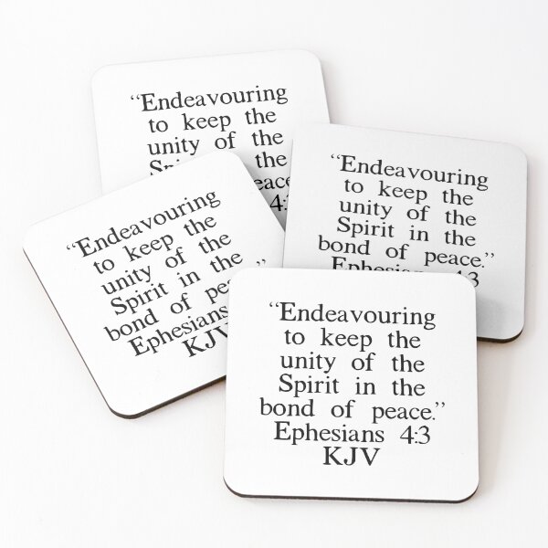 Item preview, Ephesians 4:3 KJV designed and sold by IBMClothing.