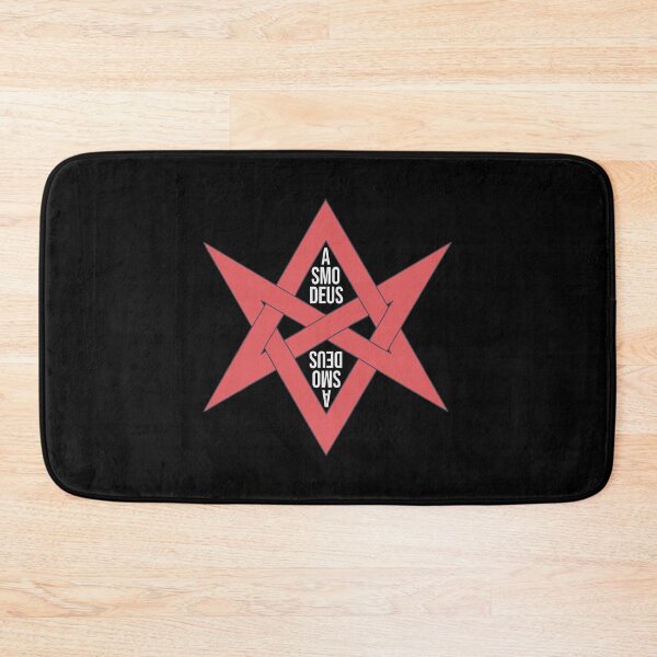 Item preview, Asmodeus Text - Horned Symbol - Sinful Occult designed and sold by DeWinnes.