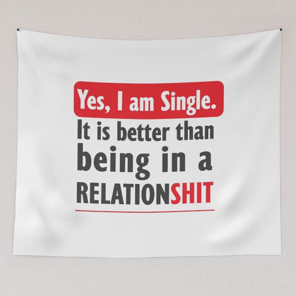 Item preview, I am single... designed and sold by jfcreations.