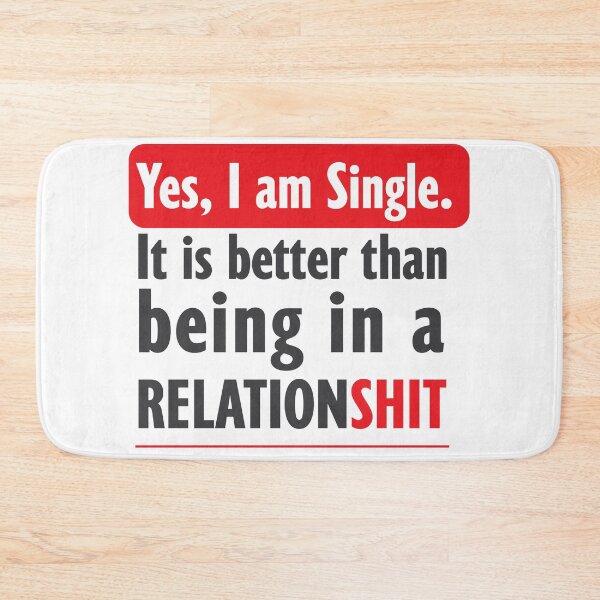 Item preview, I am single... designed and sold by jfcreations.