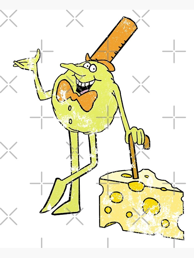 "Timer Hunk of Cheese" Poster for Sale by Retrorockit Redbubble