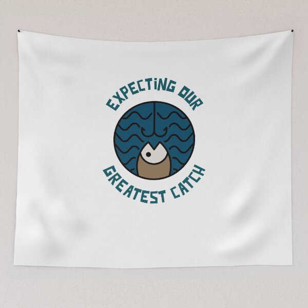 Item preview, EXPECTING OUR GREATEST CATCH designed and sold by Ashalcheema.