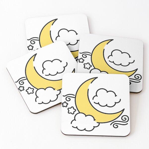Item preview, Moon hiding being the clouds designed and sold by Artsy Corner.