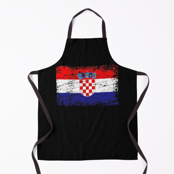Item preview, Croatia Croatian flag flag used look designed and sold by GeogDesigns.