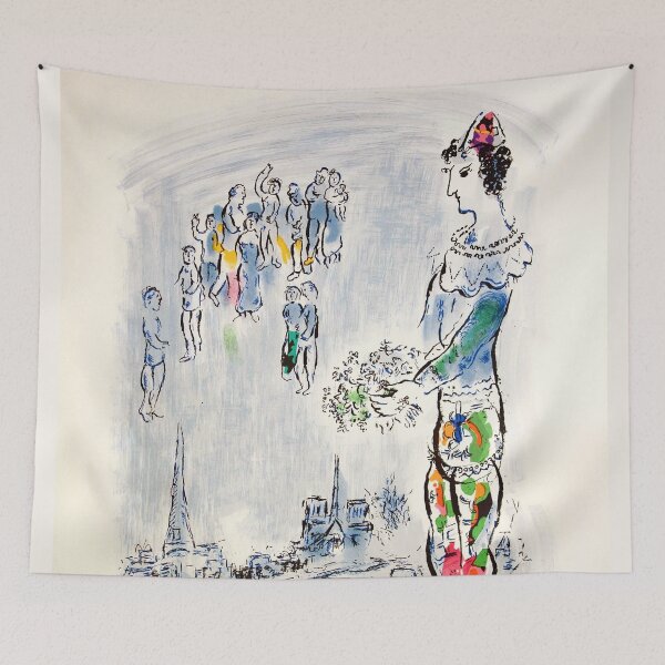 Item preview, Marc Chagall - Exhibition poster 1969 designed and sold by DejaVuStudio.