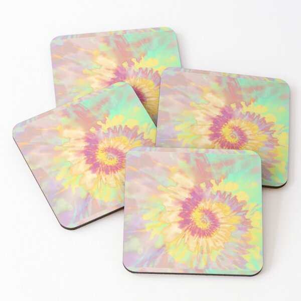 Item preview, Tie dye soft yellow, watermelon and green designed and sold by domdjs4239.