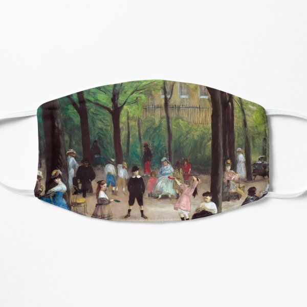 William Glackens Luxembourg Gardens Flat Mask