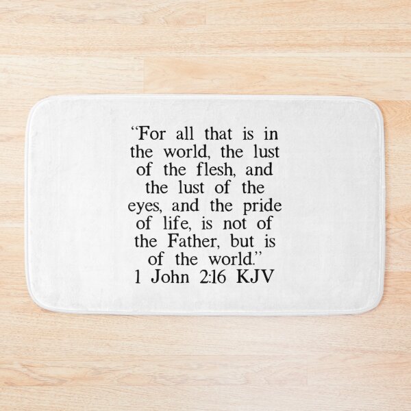 Item preview, 1 John 2:16 KJV designed and sold by IBMClothing.