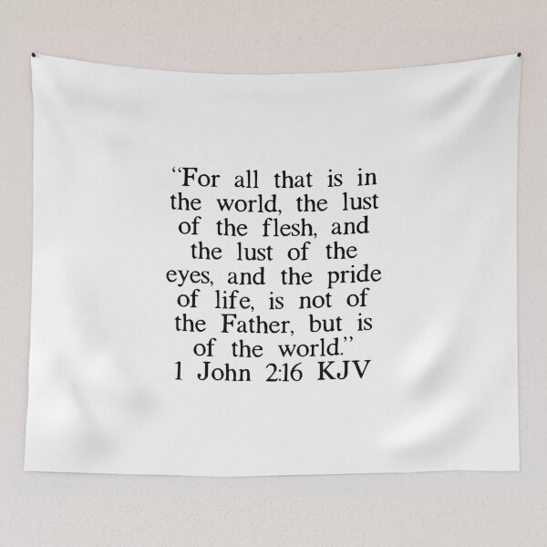 Item preview, 1 John 2:16 KJV designed and sold by IBMClothing.